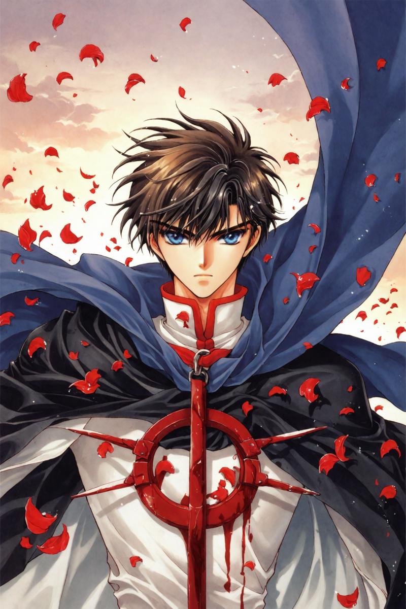 34061-226156808-score_9,score_8_up,score_7_up,masterpiece,best quality,_X(CLAMP),_Kamui Shirou,solo,1boy,male focus,blood,petals,black hair,brow.png